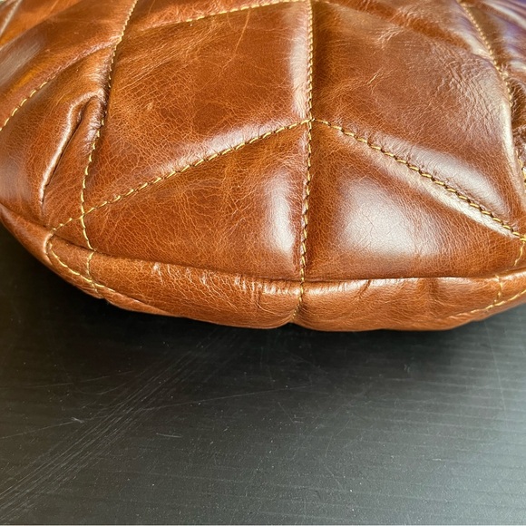 PATRICIA NASH TINCHI BELT BAG CROSSBODY LEATHER TAGS INTACT BRUSHED BRASS - Picture 6 of 15